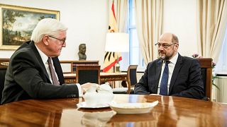Schulz reuniu-se com o Presidente alemão