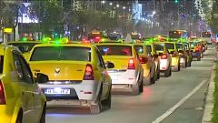 Protesta espontánea contra Uber en Rumanía
