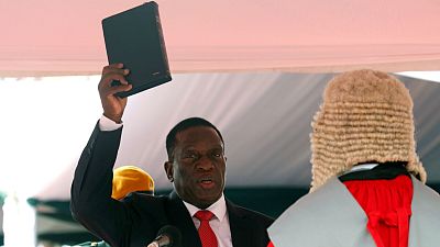Mnangagwa sworn in as Zimbabwe's new president