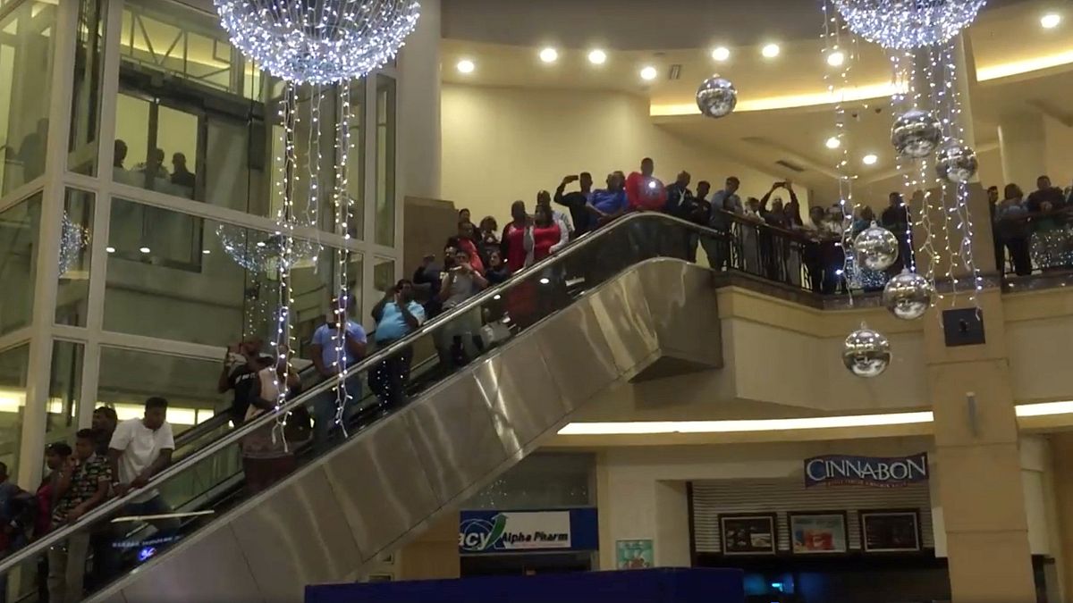 Shoppers in South Africa line up for Black Friday bargains