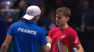 Davis Cup Tag 1: Unentschieden zwischen Frankreich und Belgien
