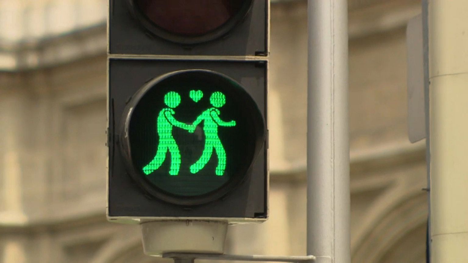 Flotte Zweier: Wiener Ampelpärchen für mehr Toleranz