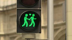 Flotte Zweier: Wiener Ampelpärchen für mehr Toleranz