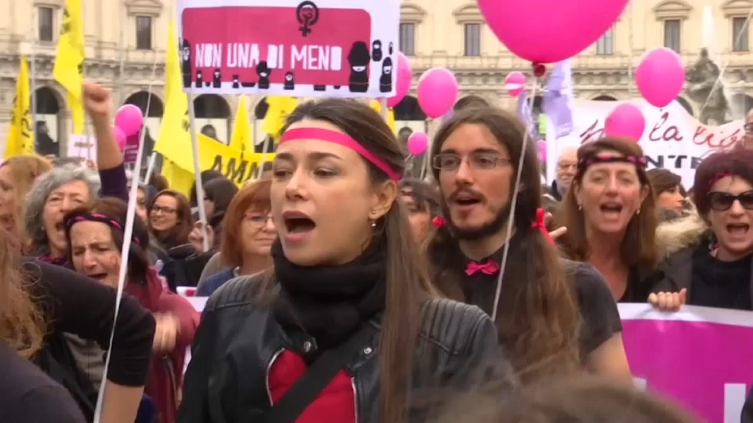 Protestas contra la violencia a las mujeres