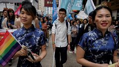 Bunte Pride Parade in Hongkong
