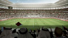 شاهد.. قطر تكشف عن ملعب قابل للتفكيك لاستضافة كأس العالم 2022
