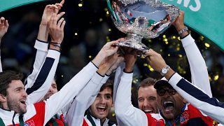 Davis Kupası finalde Belçika'yı yenen Fransa'nın oldu