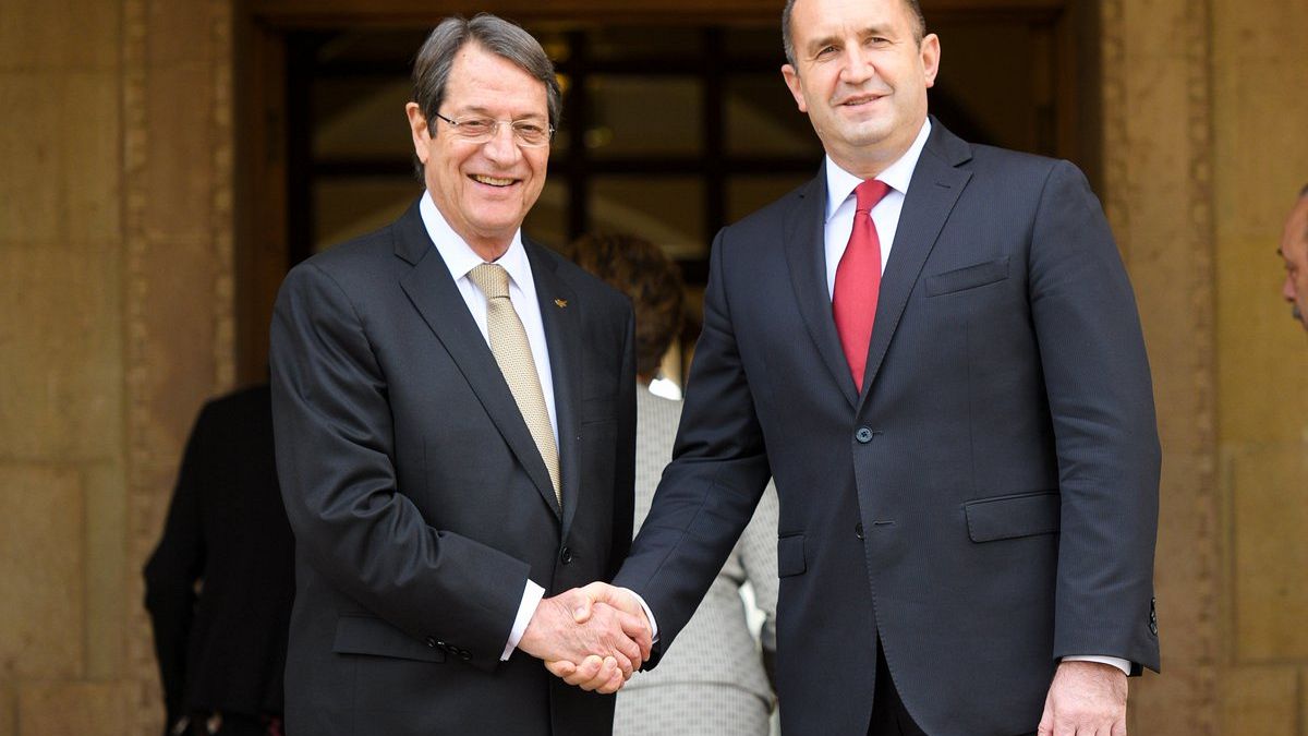 Λευκωσία: Συνάντηση του Προέδρου Αναστασιάδη με τον πρόεδρο της Βουλγαρίας