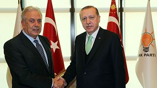 Με τον πρόεδρο της Τουρκίας συναντήθηκε ο Επίτροπος Δ. Αβραμόπουλος