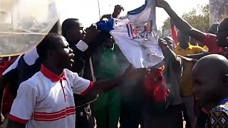 Protestas contra Macron en Burkina Faso