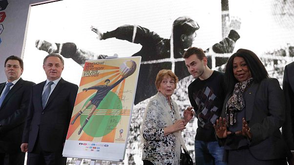 Moscou dévoile l'affiche du Mondial 2018 Moscou dévoile l'affiche du Mondial 2018