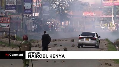Violentos enfrentamientos en Nairobi durante la investidura de Uhuru Kenyatta