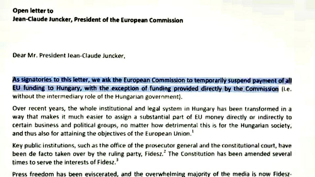 A magyar EU-támogatások leállítását kérik