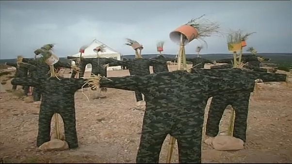 Manifestação artística contra o terrorismo Manifestação artística contra o terrorismo