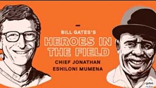 Bill Gates celebrates Zambian tribal chief for his role in AIDS combat