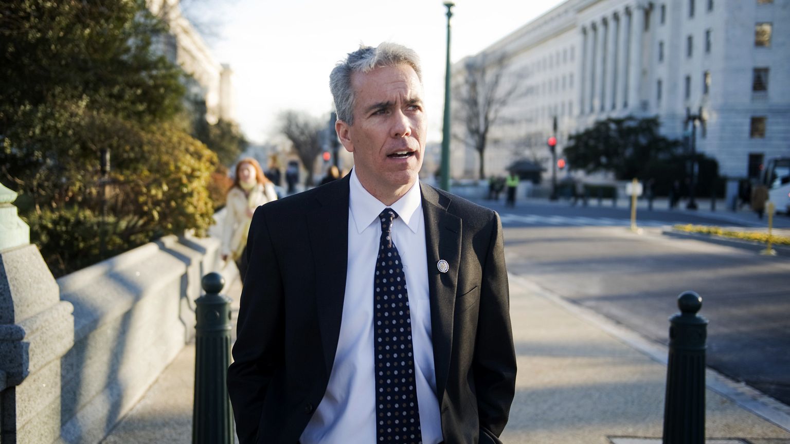 Image: Rep. Joe Walsh, R-Ill., walks to the Capitol in 2011.