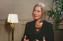 Η Φεντερίκα Μογκερίνι, επικεφαλής της εξωτερικής διπλωματίας της Ε.Ε. στο Euronews