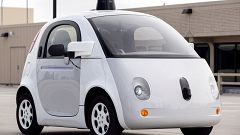 Image: A prototype of Google's own self-driving vehicle is seen