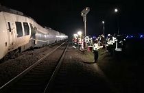 Almanya'da tren kazası: Yaralılar var