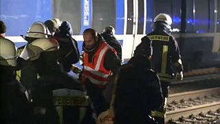 Németországi vonatbaleset: 47 sérült