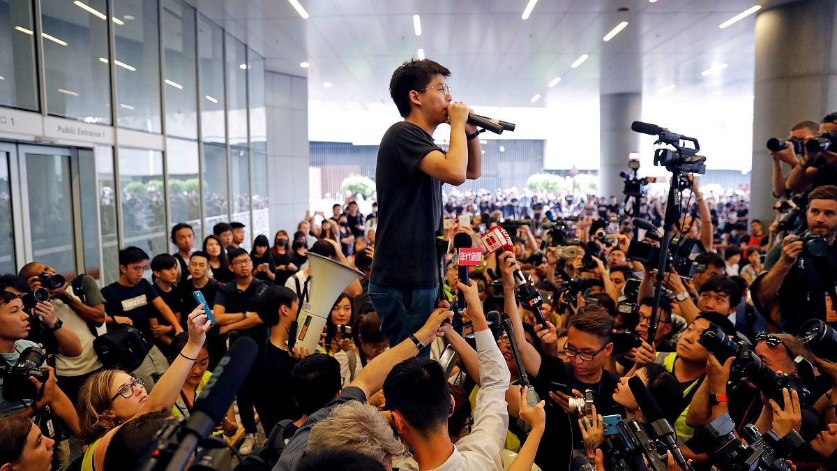 Image: FILE PHOTO: Demonstration demanding Hong Kong's leaders to step down