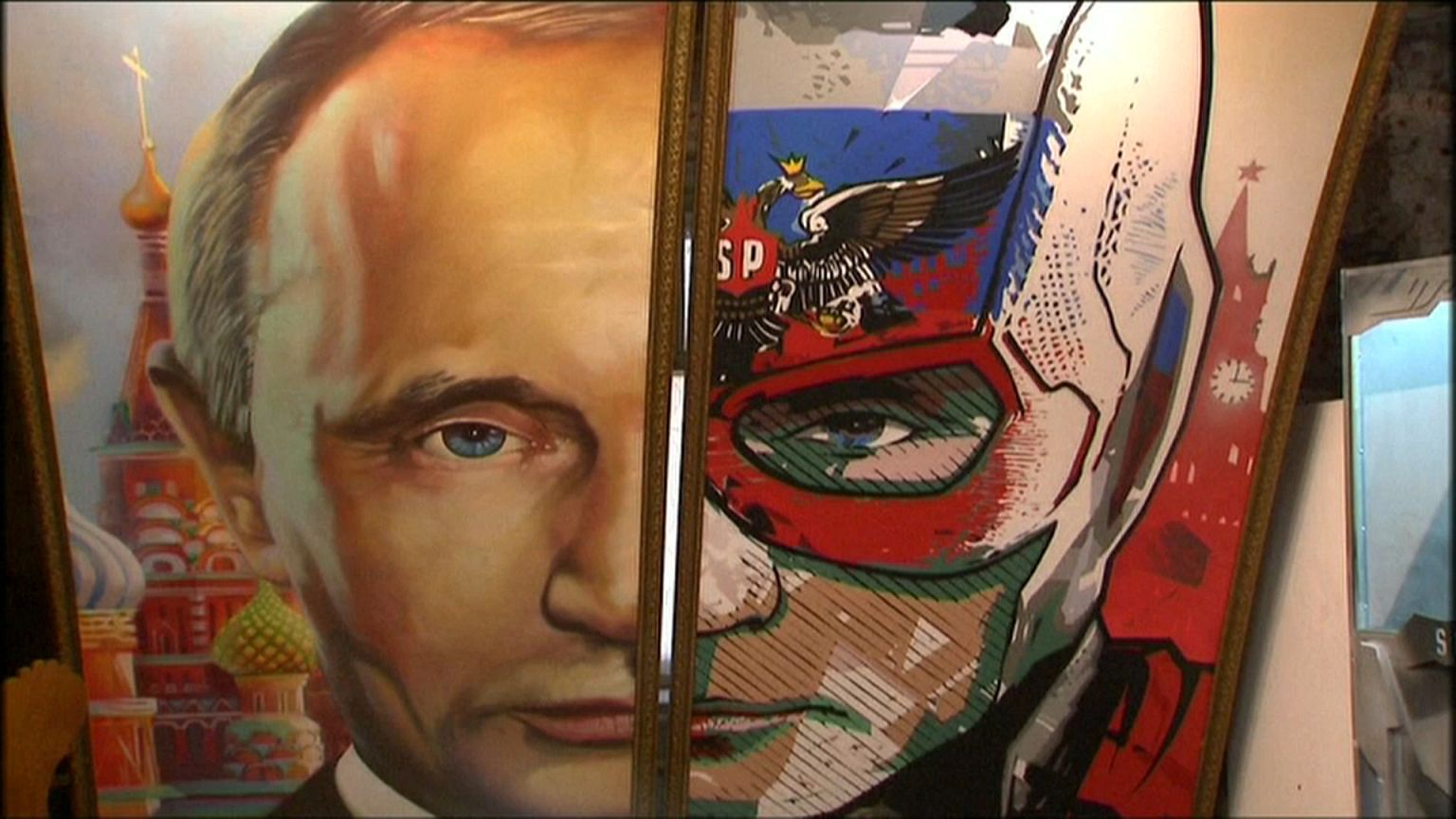 "Superputin", un héroe del pop art