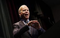 Image: Democratic Presidential Hopefuls Speak At The Iowa AFL-CIO Conventio