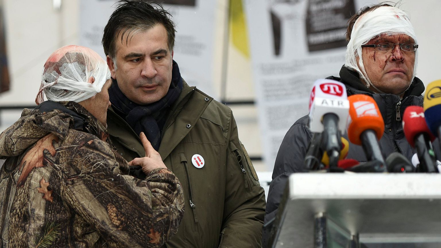 Forças ucranianas conseguem recapturar Saakashvili