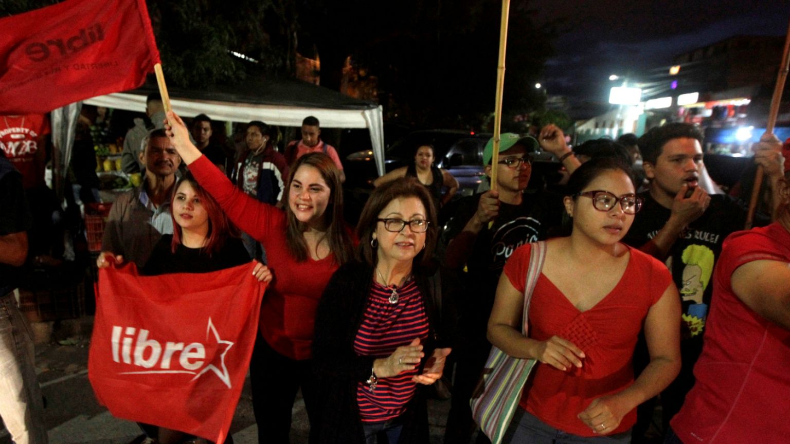 Protestas en Honduras contra la reelección de Hernández