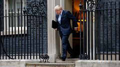 Image: Britain's Prime Minister Boris Johnson arrives to deliver a speech o