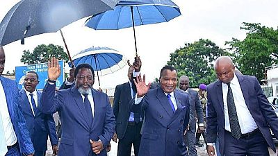 Congo : réunion au sommet entre le président Sassou et ses homologues Kabila et Lourenço