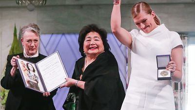 Nobel Barış Ödülü ICAN'e törenle verildi