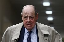 Image: Nicholas Soames walks in Westminster on Tuesday.