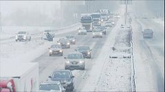 Schnee bringt Verkehrschaos über Europa
