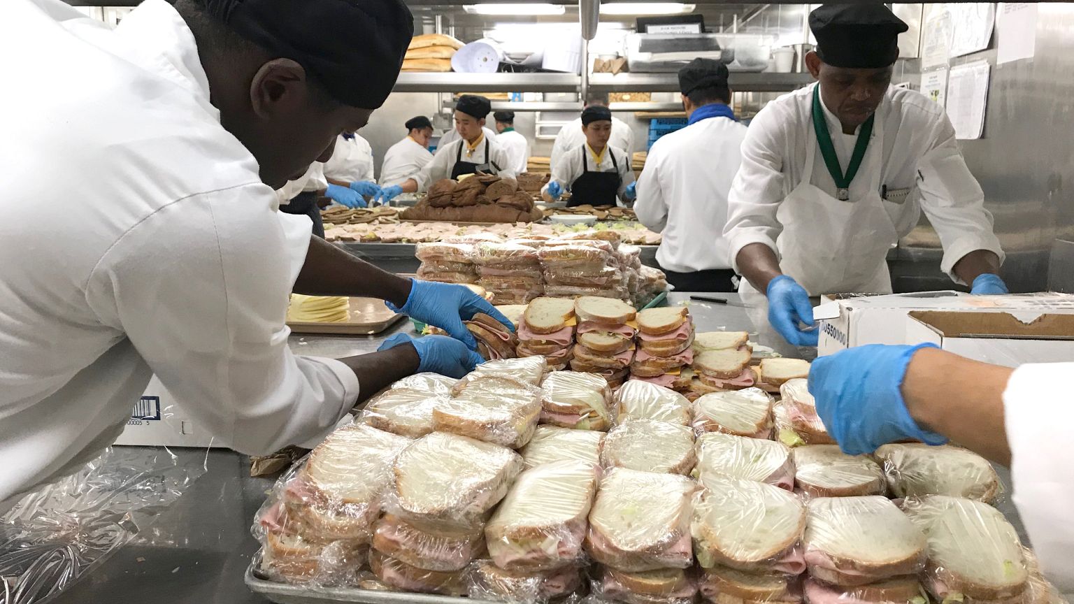 Image: Celebrity Equinox kitchen staff