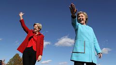 Image: Elizabeth Warren Hillary Clinton