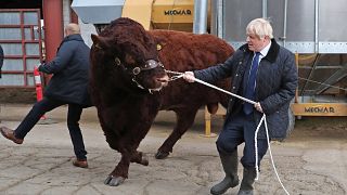 Image: Boris Johnson Visits Aberdeenshire To Announce Additional Funding Fo