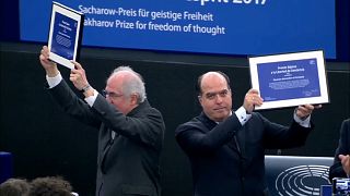 Venezuela's opposition awarded Sakharov Prize