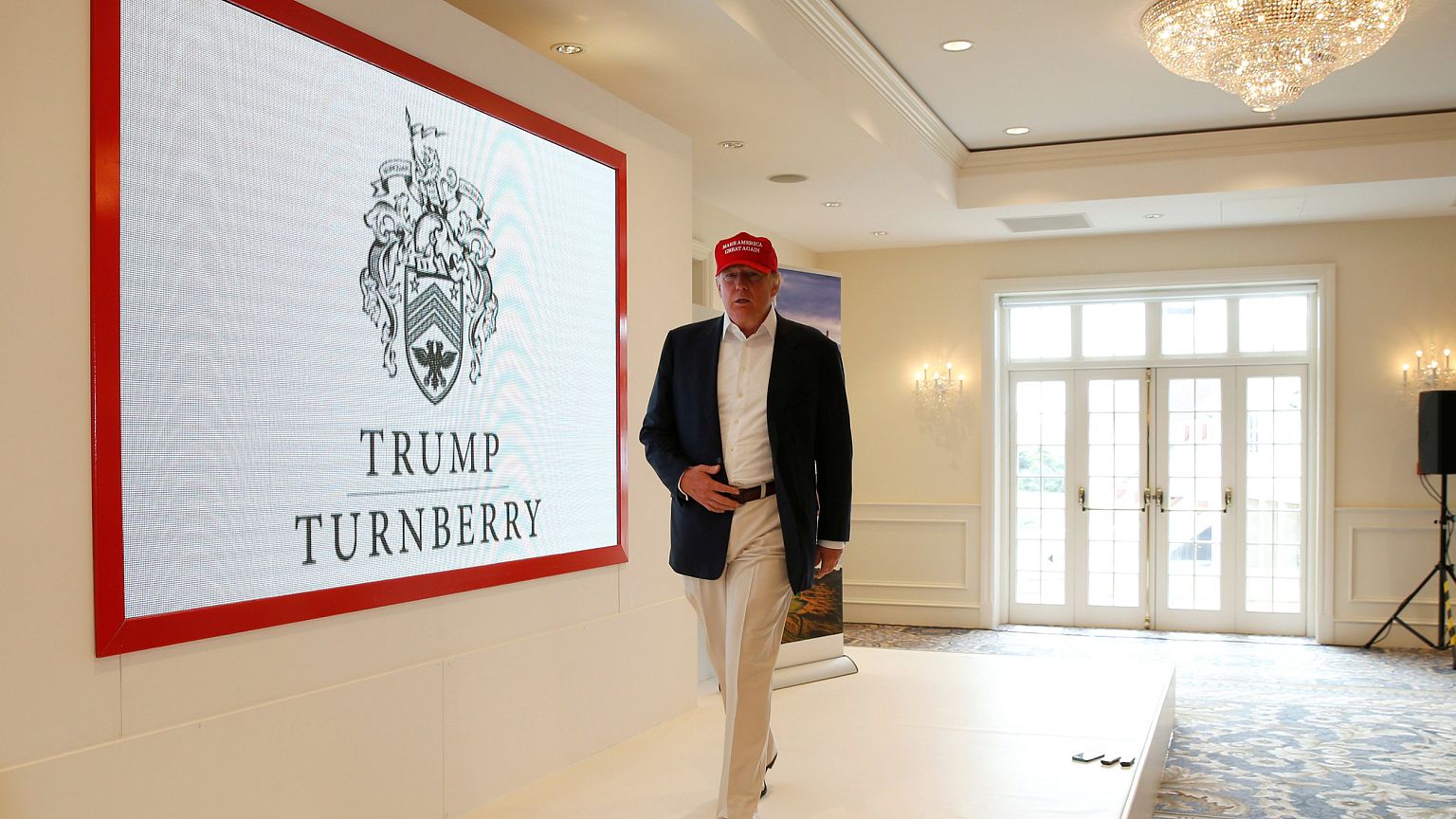 Image: Donald Trump, RICOH Women's British Open 2015
