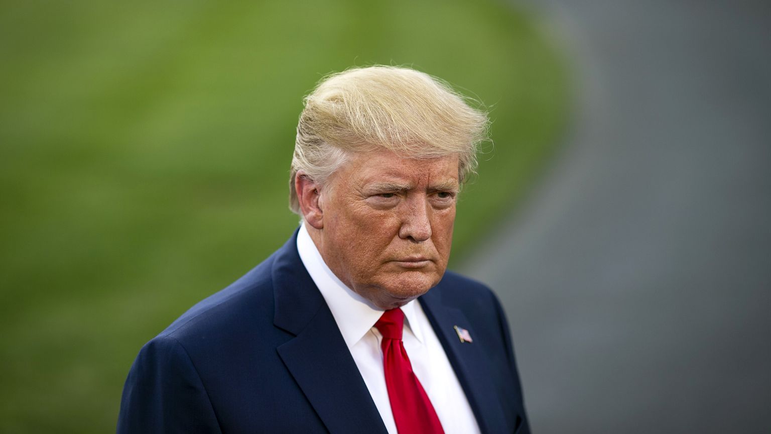 President Trump Departs White House For Ohio