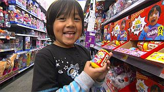 Image: Ryan, 7, is the face of the Ryan ToysReview YouTube channel.