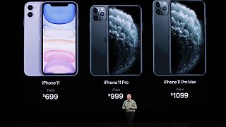 Image: Phil Schiller presents the new iPhone 11 Pro at an Apple event at th