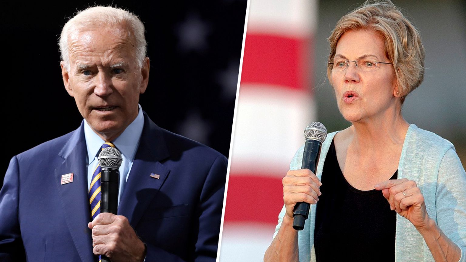 Image: Joe Biden Elizabeth Warren