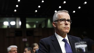 Image: Acting FBI Director Andrew McCabe listens on Capitol Hill in Washing