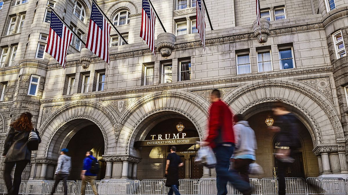 A view of the Trump hotel for our story on conflict of interest in the new 