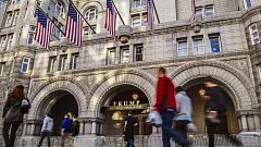 A view of the Trump hotel for our story on conflict of interest in the new 