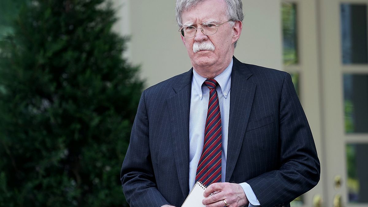 Image: National Security Advisor John Bolton Holds Briefing At The White Ho