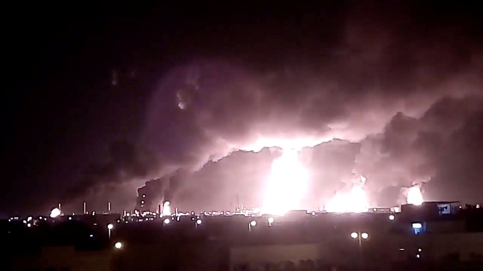Image: Aramco fire
