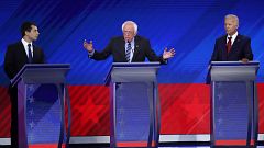 Image: Democratic Presidential Candidates Participate In Third Debate In Ho