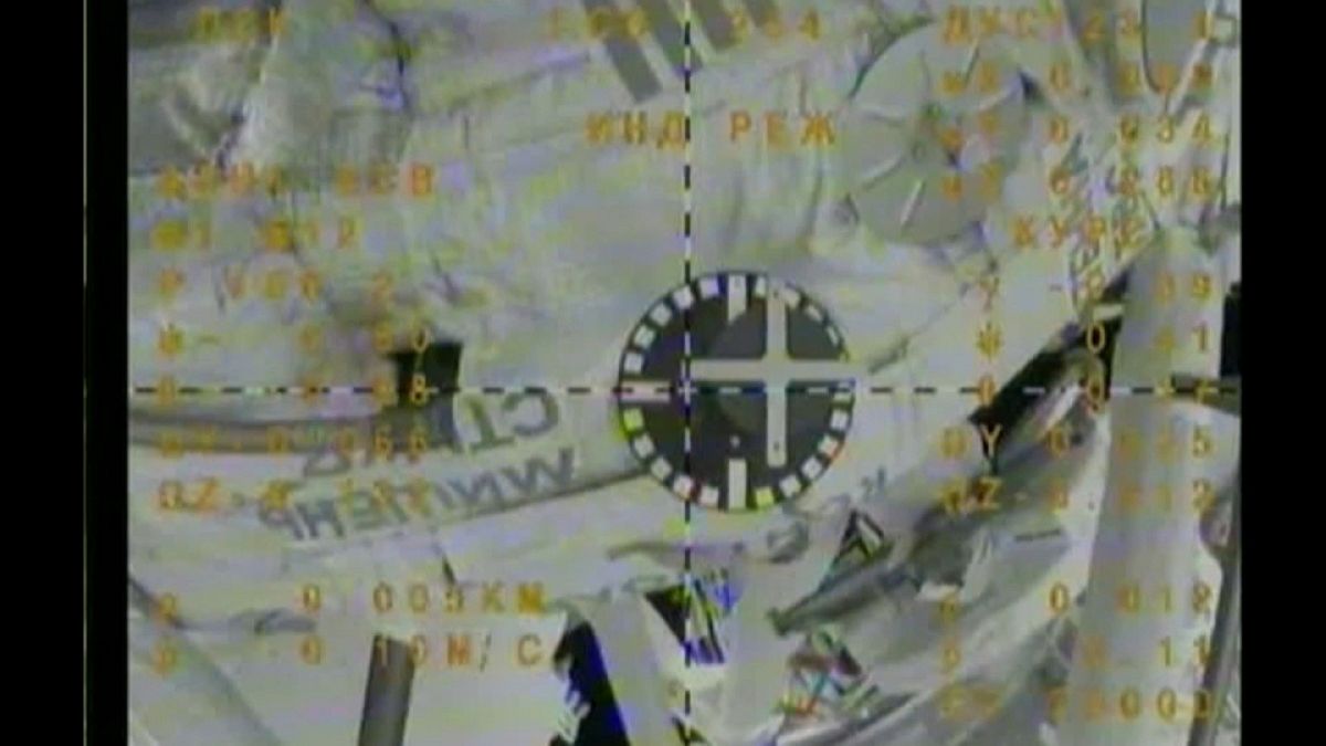 Three astronauts arrive at International Space Station